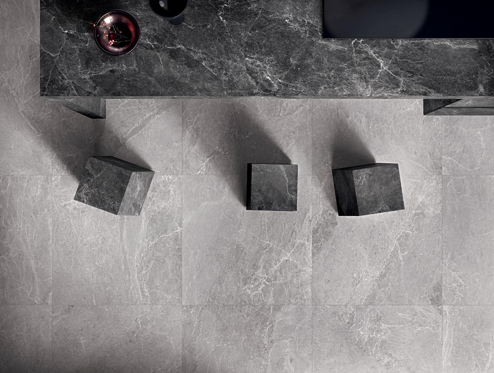 Kerlite 3plus  Advantage Skin 100x100x0,35 cm Silver