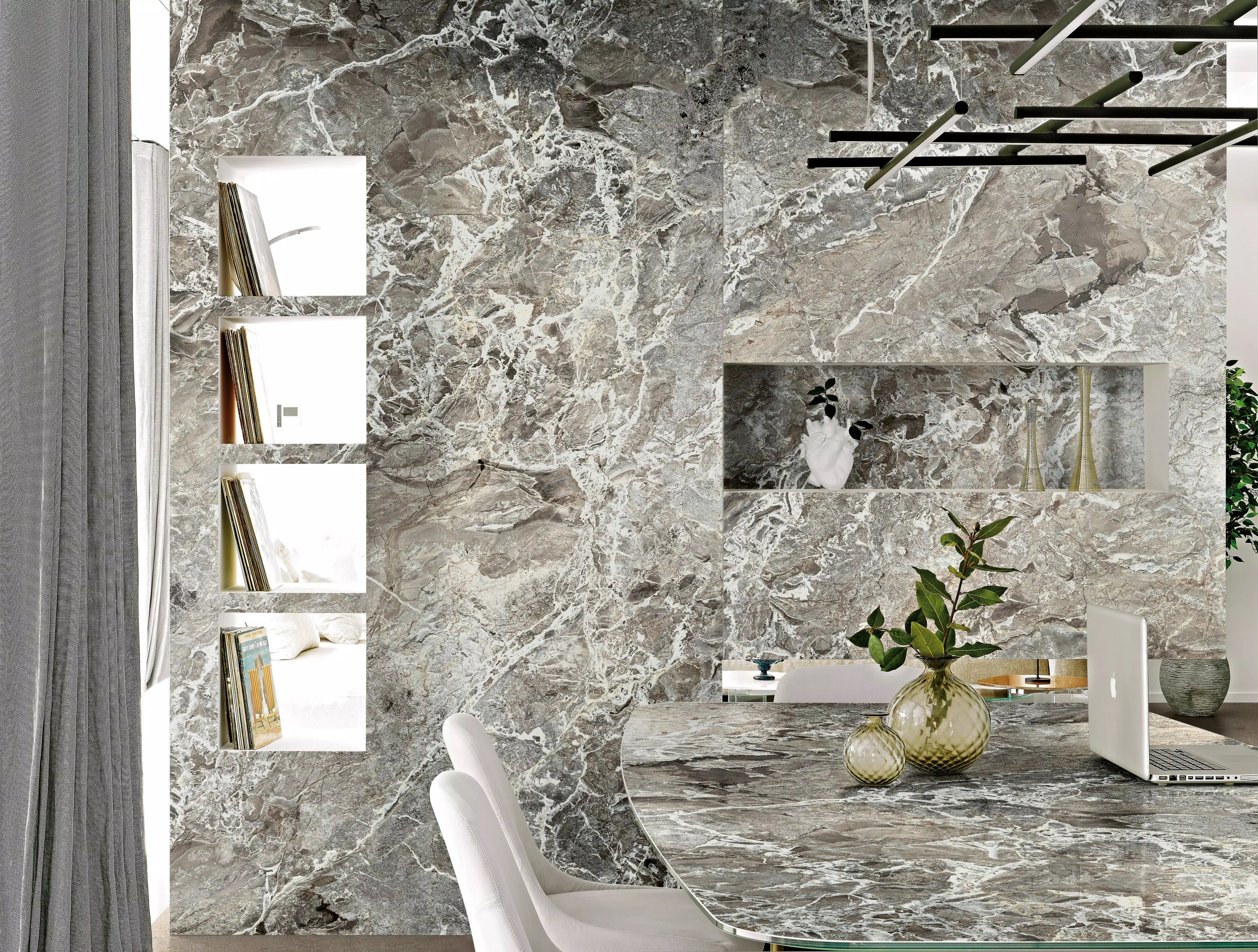 Florim Authentic Luxe Marble Aubisque 60X120x0,6 cm Magnum Feinsteinzeug Matte Silk  