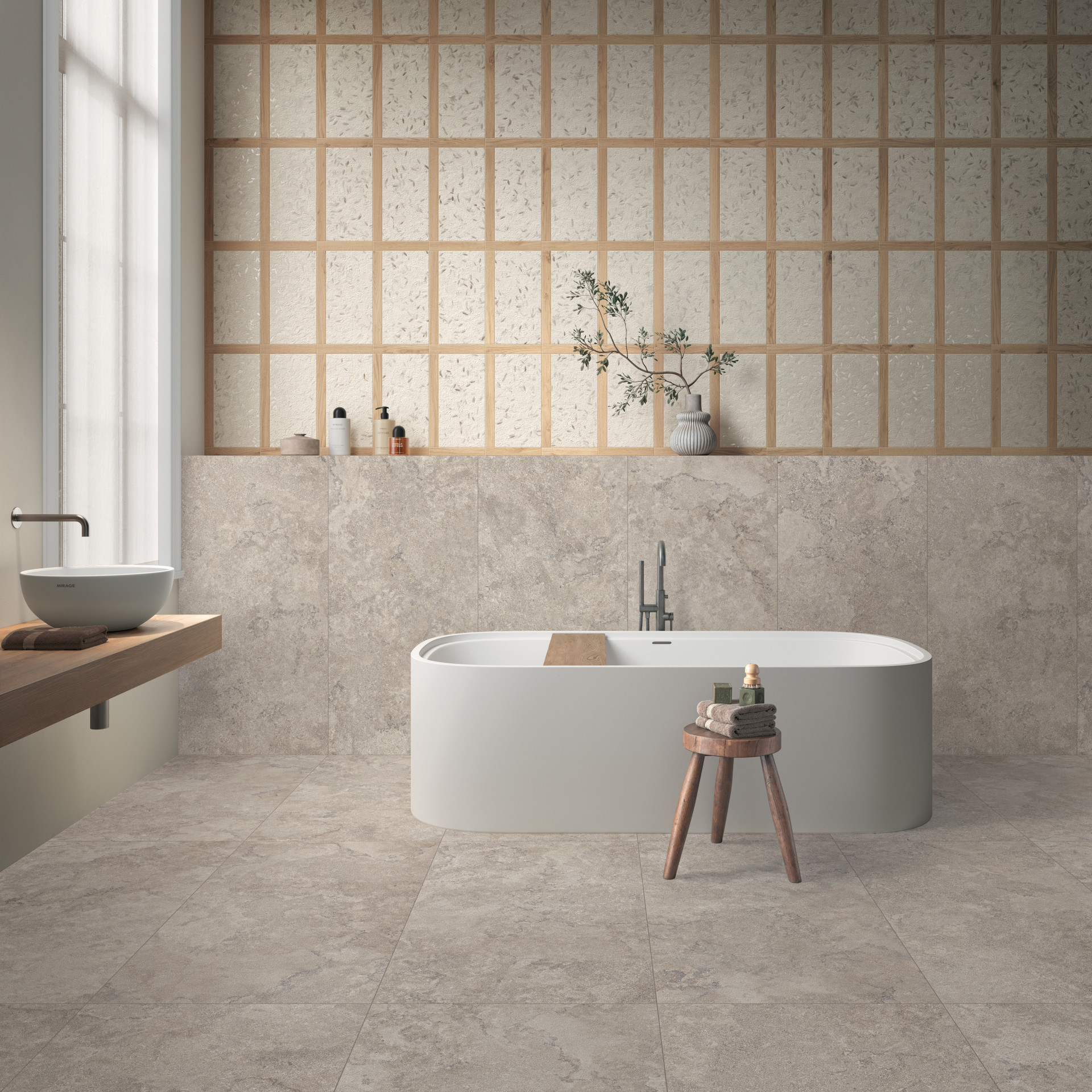 Mirage Nöriven 60x120x0,9 cm Urban Cross NV04 SP SQ R9