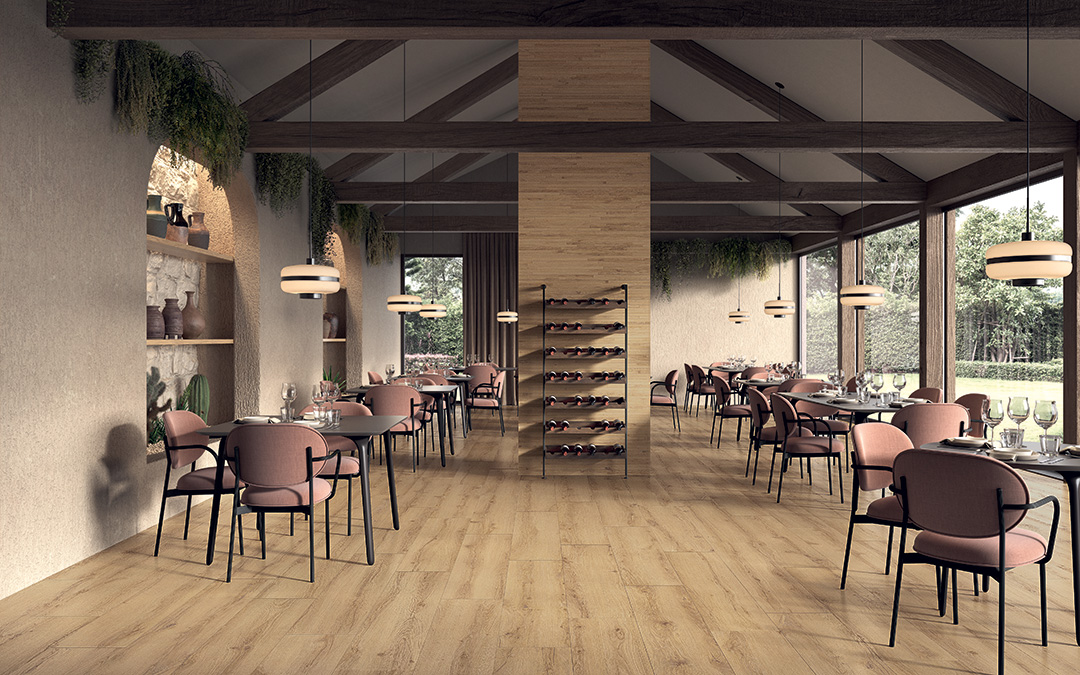 Castelvetro Alpi Rovere 30x120 cm R10B Holzoptik Feinsteinzeug 