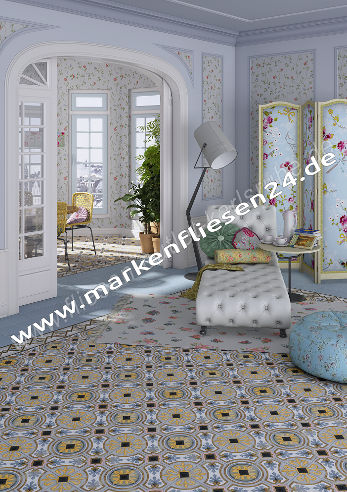 Vives Vodevil 20x20 cm Octógono Diglas Multicolor