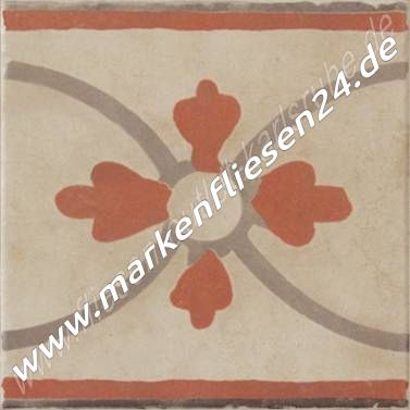 Eco Arkadia 20x20 cm Fascia Fiore Rosso