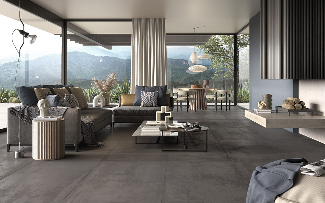 Castelvetro Materika Cenere 100x100 cm R10B Feinsteinzeug        
