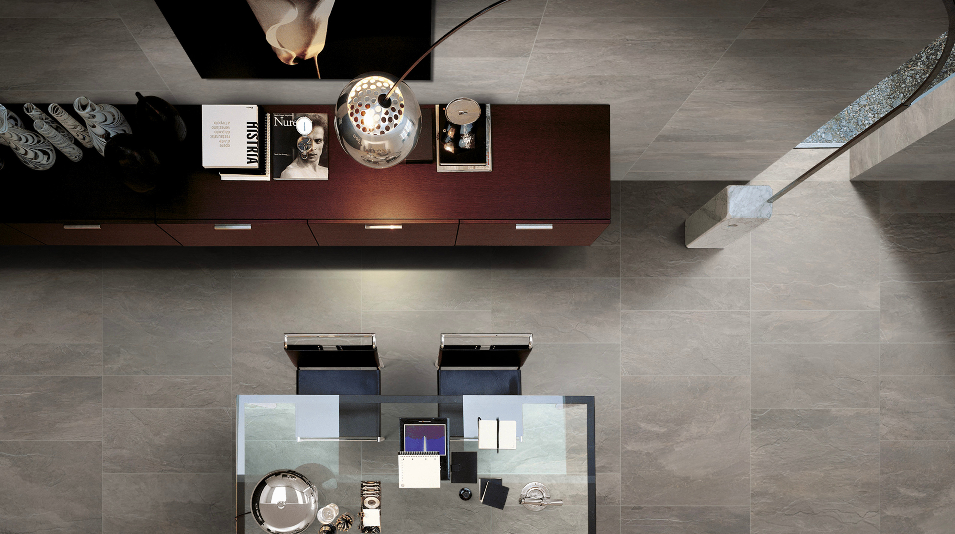 Florim Ardoise Gris 120x120x0,6 cm Magnum Feinsteinzeug Matte R9  
