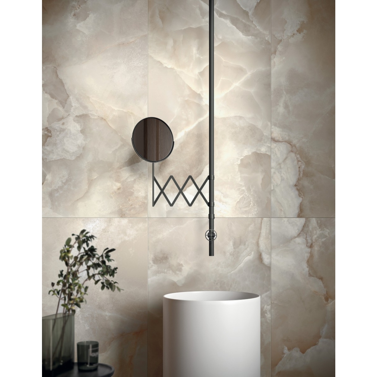 Mirage Onyce Lead Grey ON 02 120x120x0,9 cm LUC SQ  