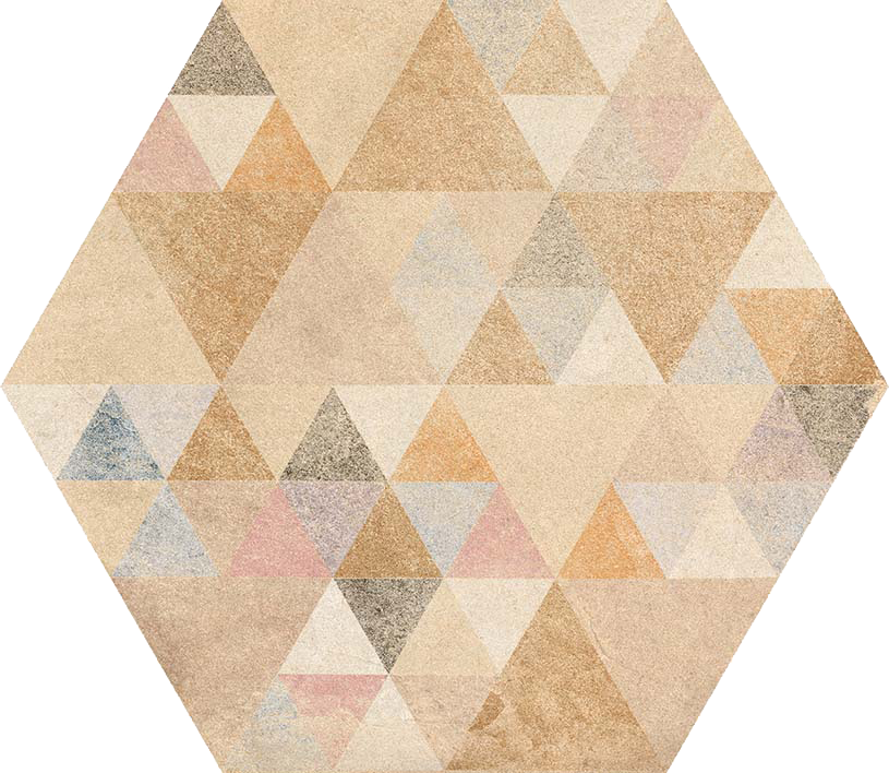 Vives Laverton Bampton Multicolor  23x26,6 cm Hexagon   