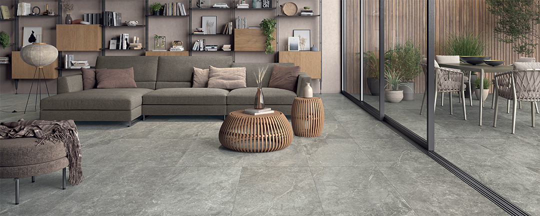 Castelvetro Pietra Antica Iron 100x100x2 cm Outfit 2.0 Grip R11C               