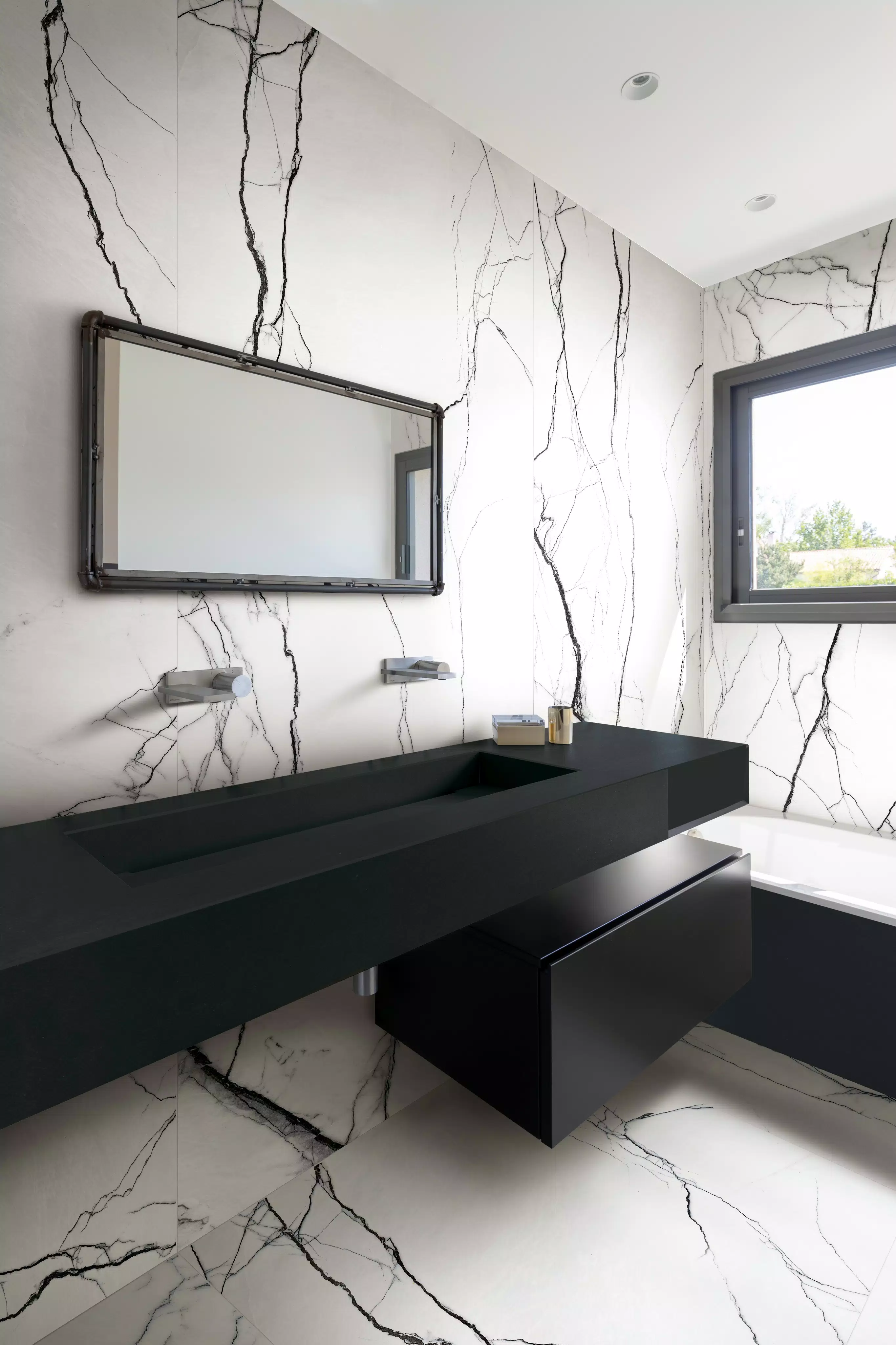 Florim B&W_Marble Breach Matte 120x120x0,6 cm Feinsteinzeug R9 Magnum 