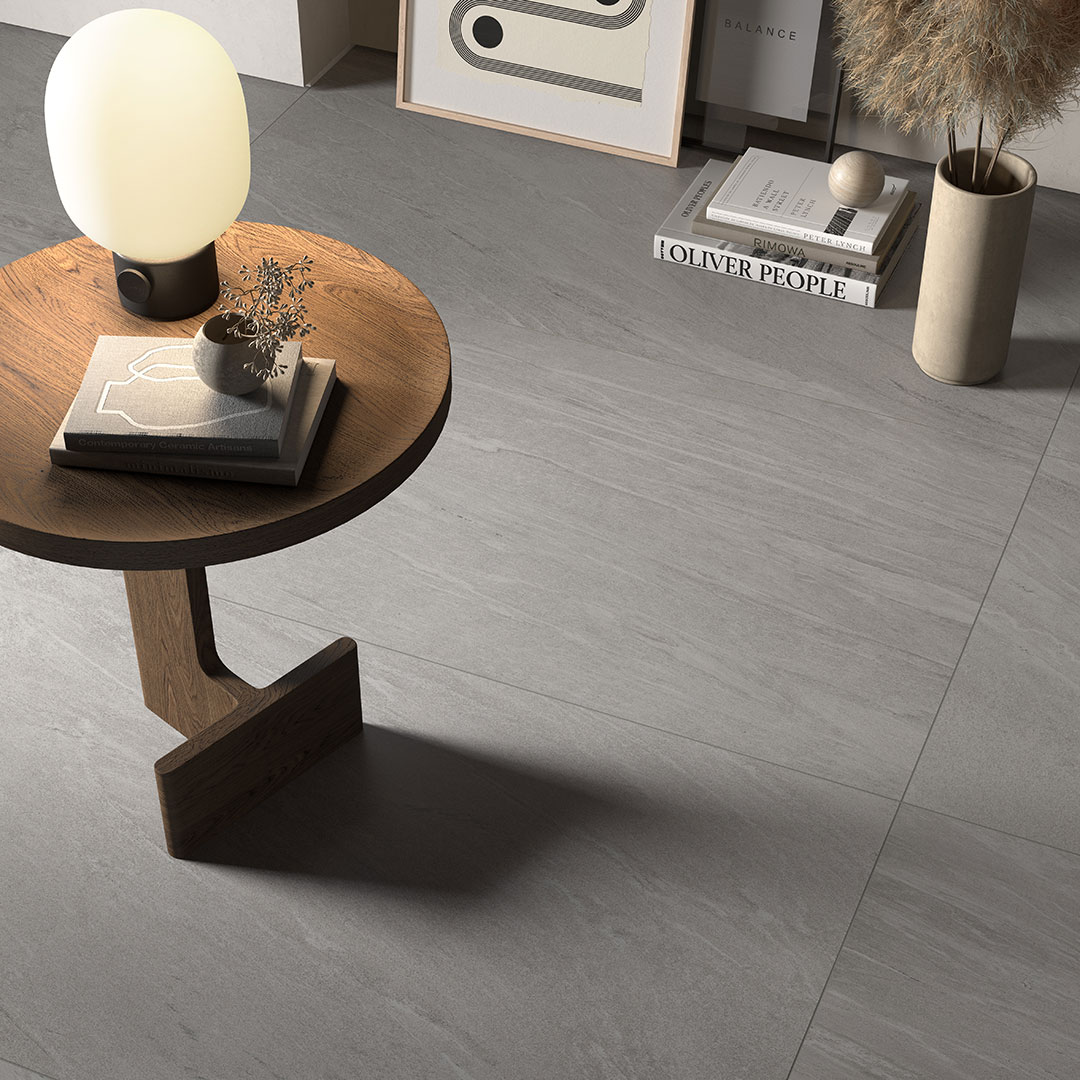 Castelvetro Wals Grigio 60x60 cm Naturale R10B Feinsteinzeug    