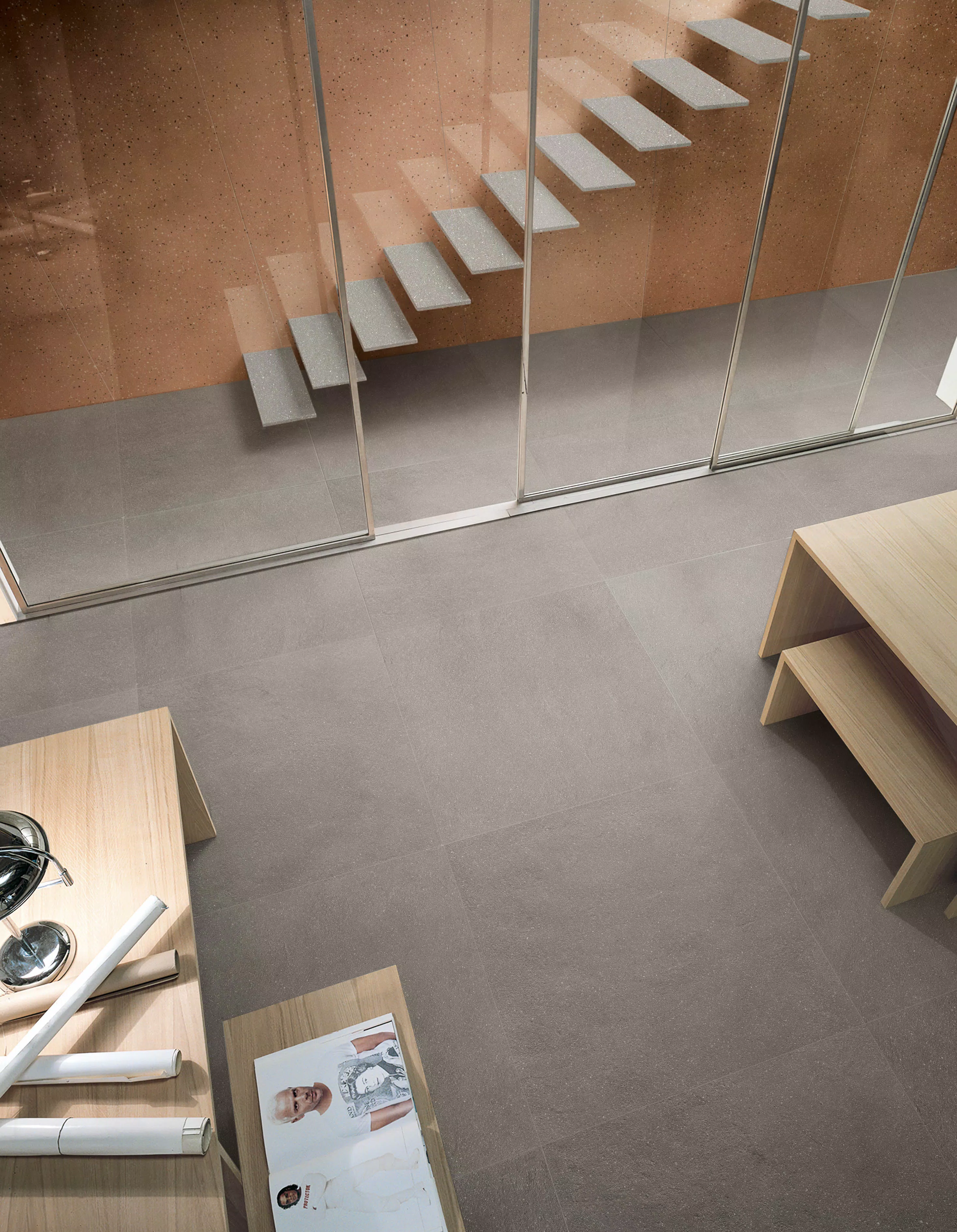 Florim Earthtech Flakes Outback Matte 120x120x0,9 cm Feinsteinzeug R10 PTV