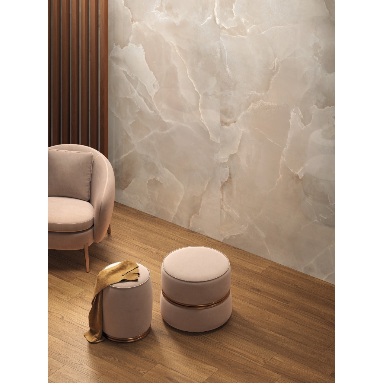 Mirage Onyce Coconut ON 01 120x120x0,9 cm PRL SQ 