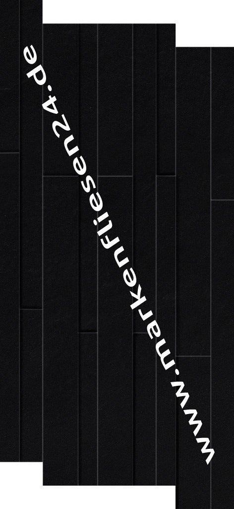 Mirage 3-D Dekor 30x60 cm  Modular 2 Re_Plain PA01 MD35 Nero