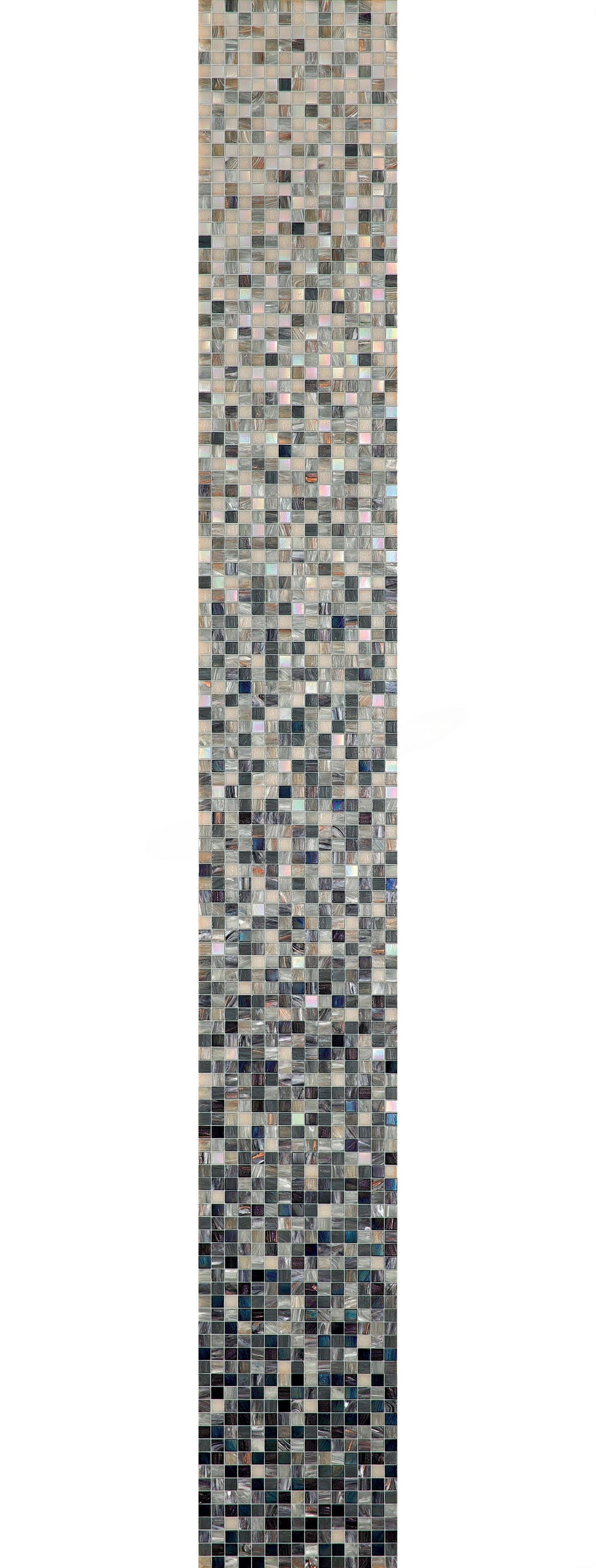 Bisazza Sfumature Verlauf Stella Alpina Whiteless 2x2 cm inkl.Kit