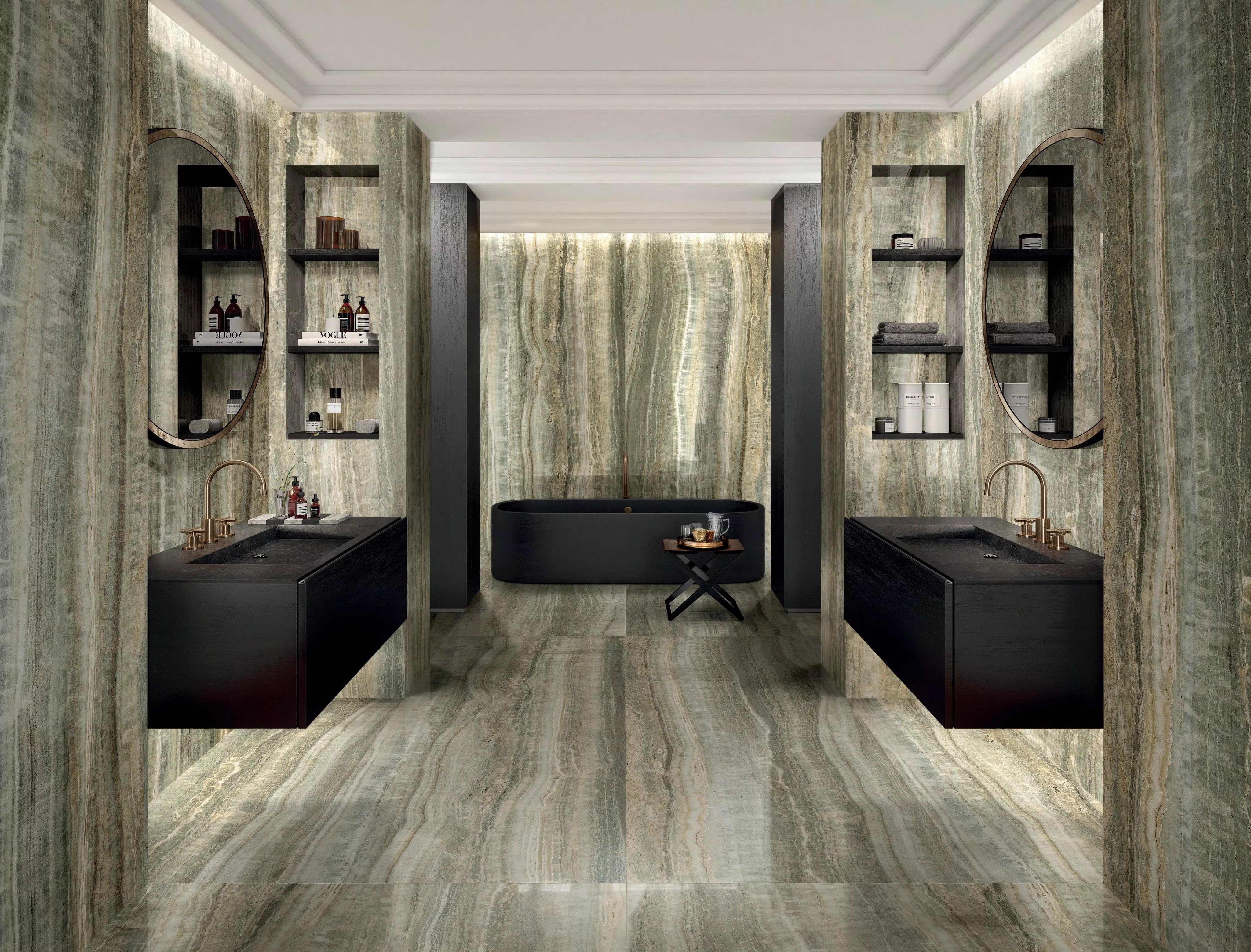 Florim Eccentric Luxe 60X120x0,9 cm Feinsteinzeug Sage Matte R10
