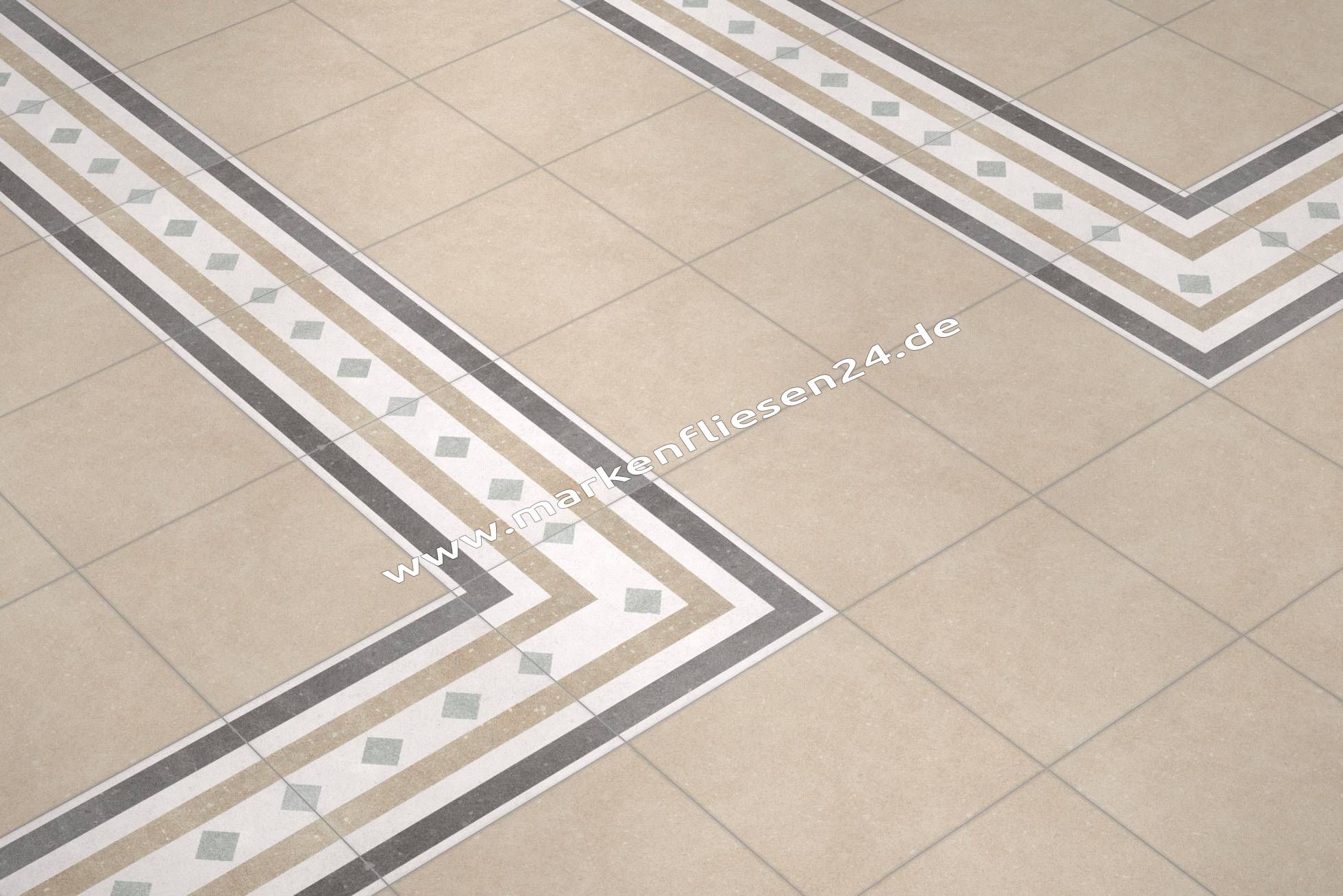 Eco Elegance Angolo/Ecke Fries 20x20 cm Feinsteinzeug