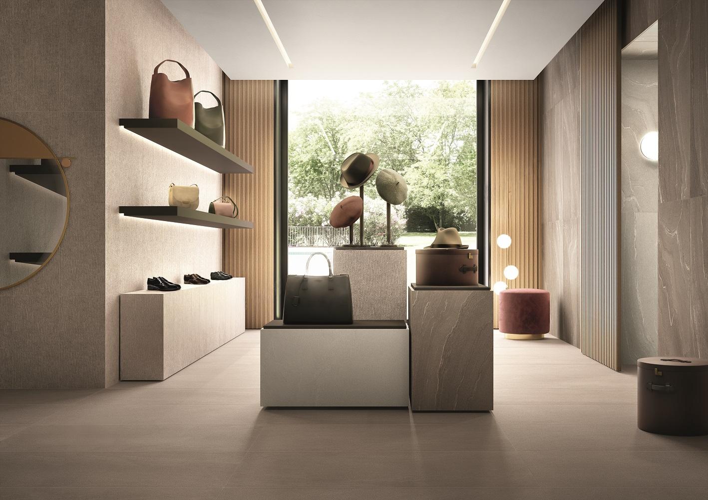 Ergon Stonetalk 60x120 cm Taupe Minimal Lappato rekt.