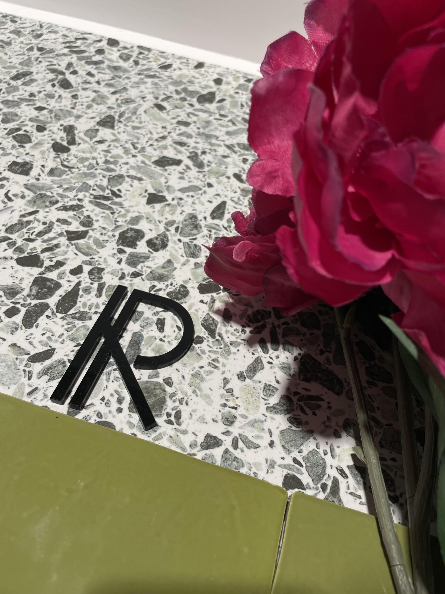 Revoir Paris Re-Bel Vert 60x60 cm Terrazzo-Optik R10            