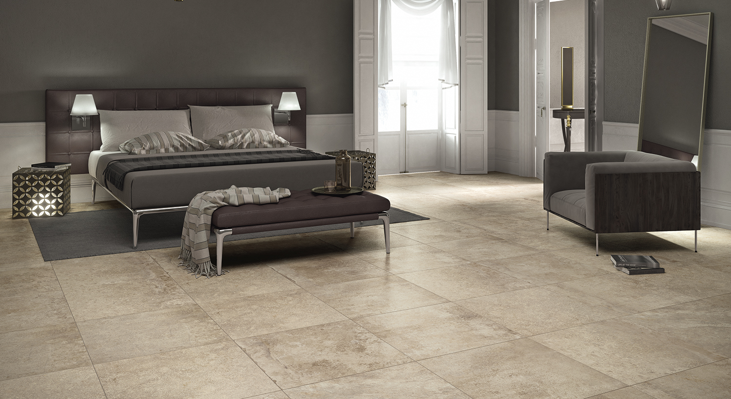 Castelvetro Always Beige 100x100 cm Feinsteinzeug R10B               
