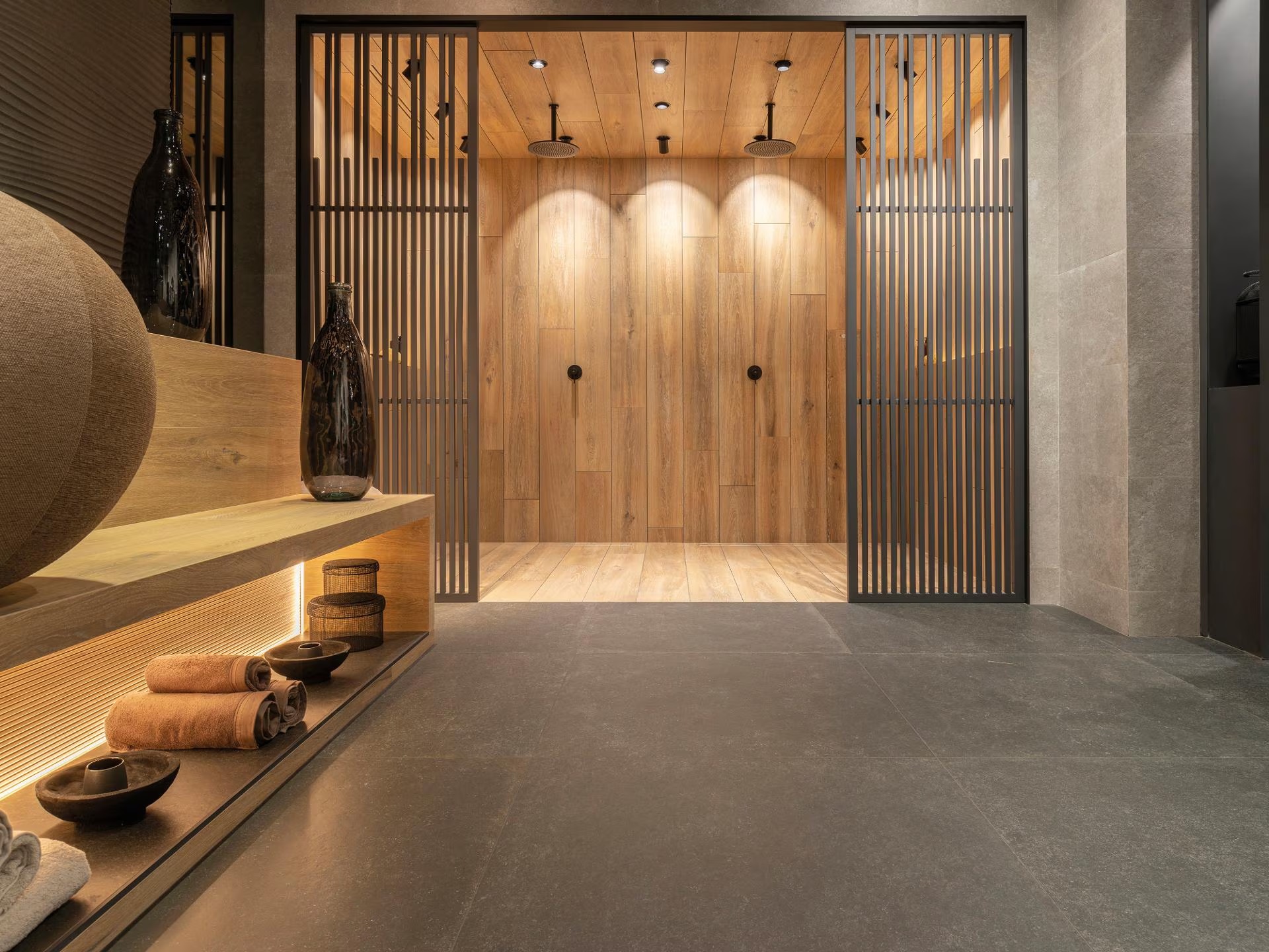 Porcelanosa Tanzania Almond 23x150 cm Feinsteinzeug Holzoptik R10 