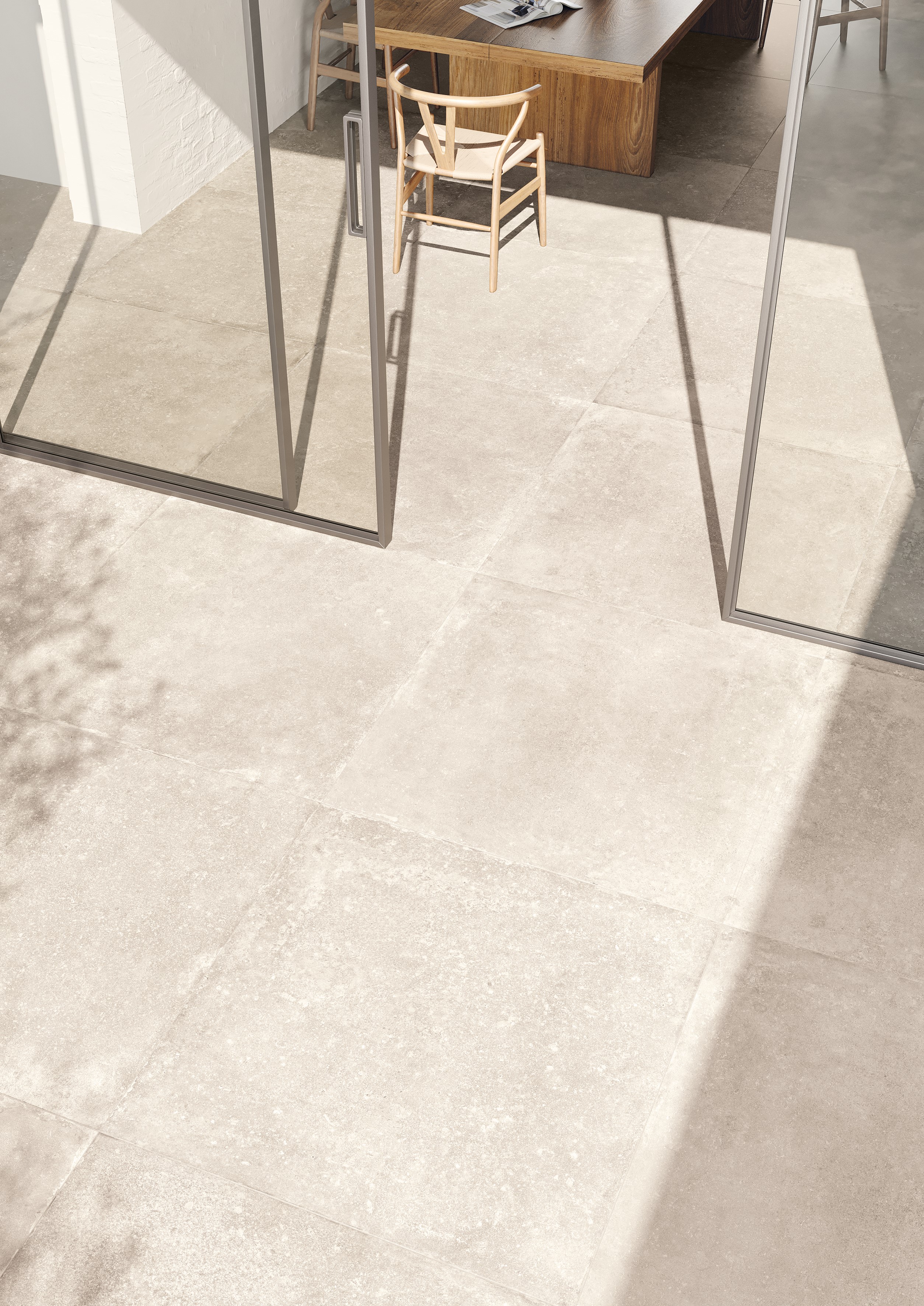 Emil Ever-Stone Ivory Terrassenplatte 100x100x2 cm Naturale R11B 