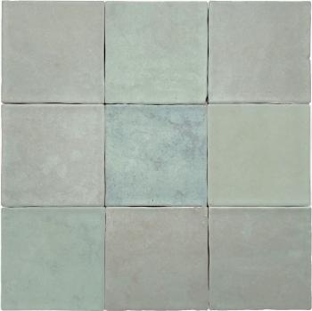 Revoir Paris Atelier Wall 10x10 cm Vert d`Eau Mat