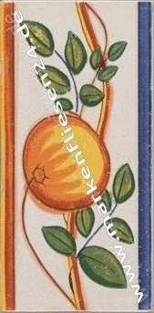 Bordüre 10x20 cm Mostoles mehrfarbig