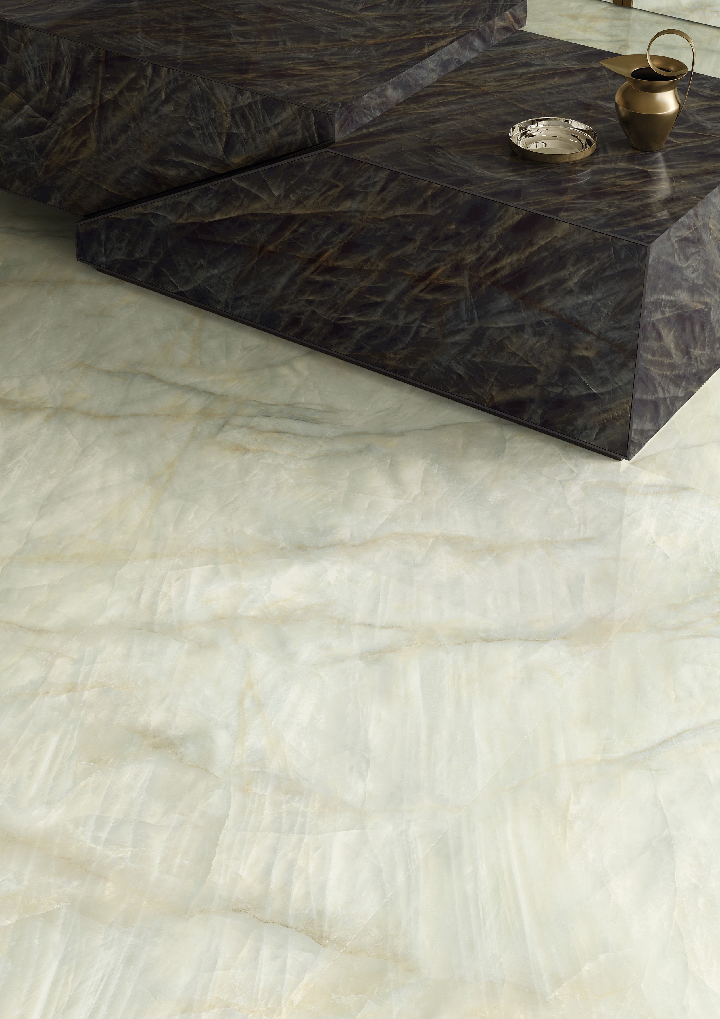 Emil Tele di Marmo Crystal Extra Light Green 60x120x0,9 cm Silktech R10B