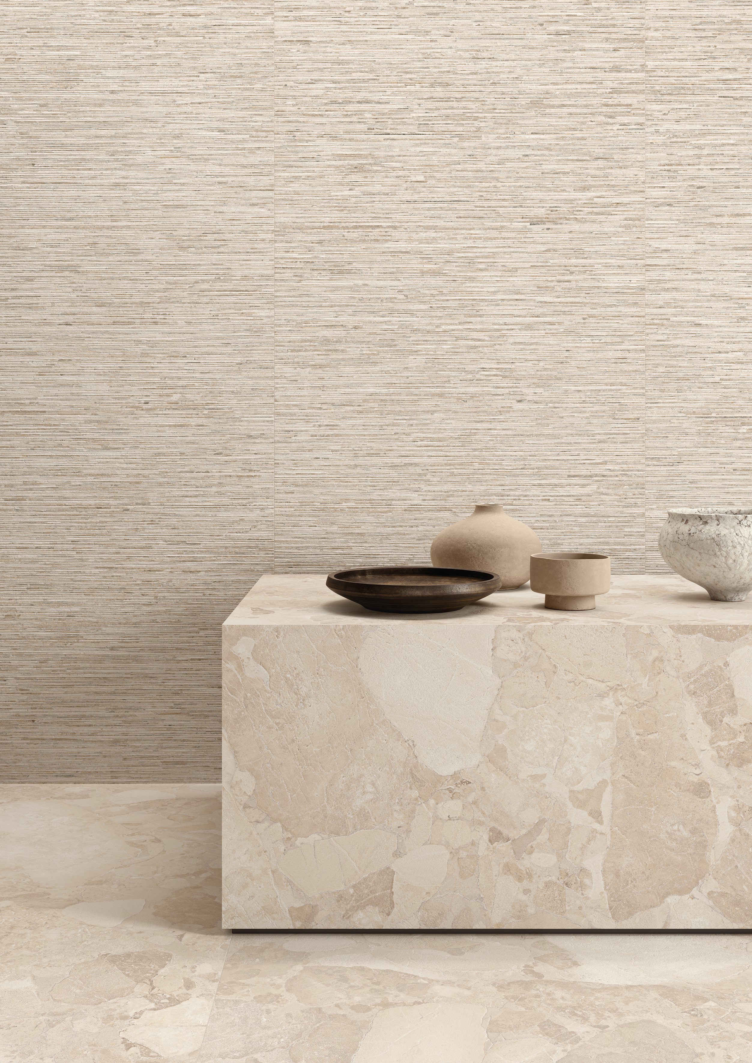 Ergon Matera Stone Decori Ritmo Beige 60x120x0,9 cm Silktech R10B rektifiziert  