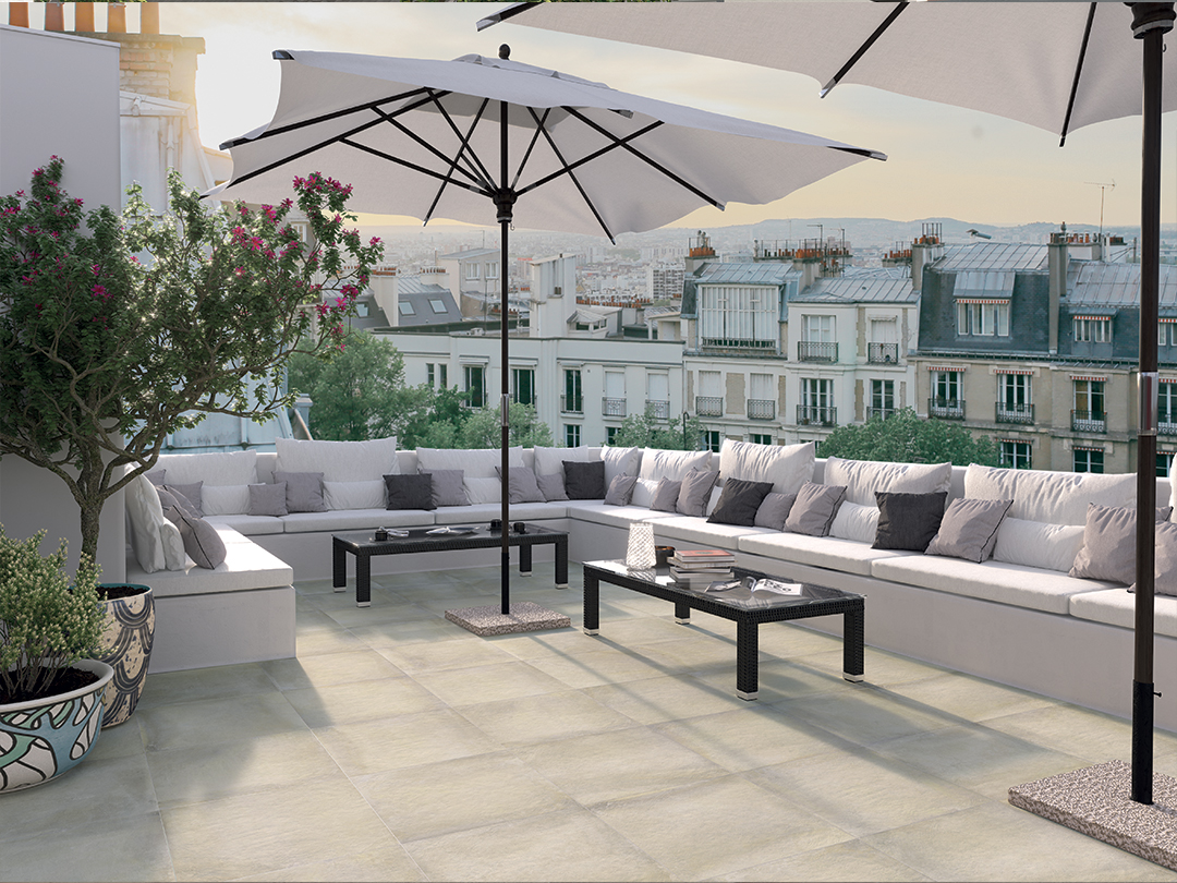 Castelvetro Land Ivory 60x60x2 cm Outfit 2.0 Grip R11C    