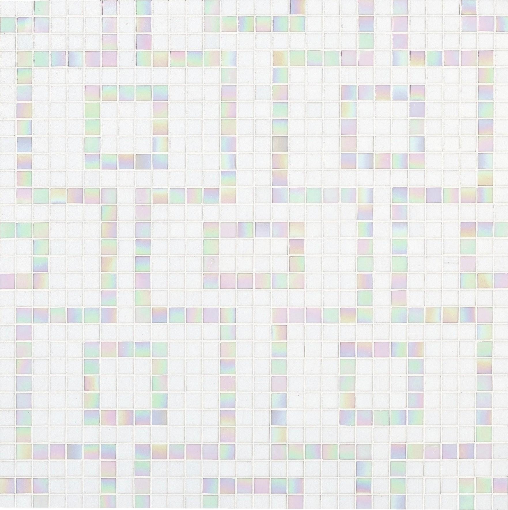 Bisazza Mischung Labirinto Bianco 2x2 cm inkl. Inst.-Kit