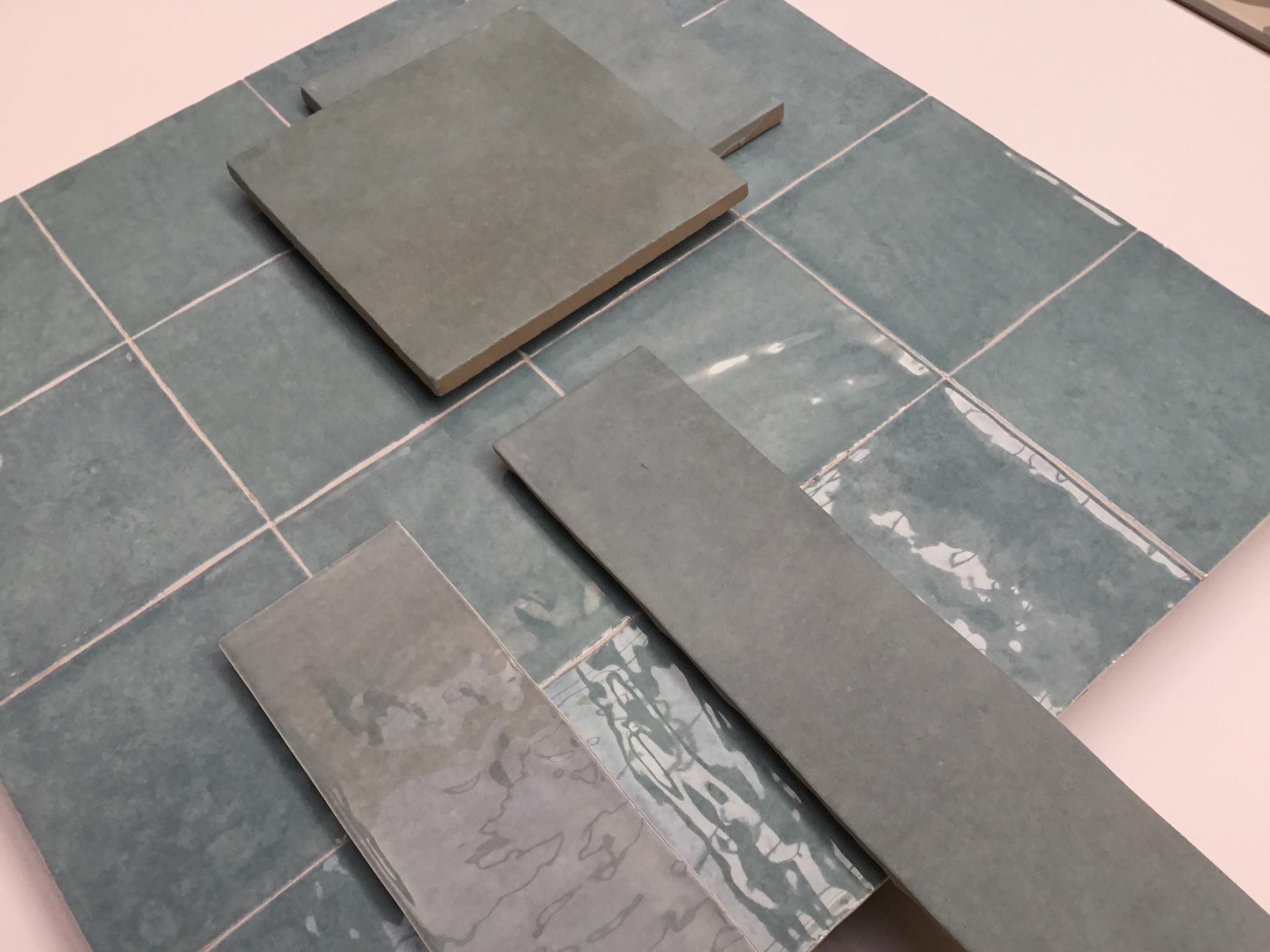 Revoir Paris Atelier Wall 6,2x25 cm Turquoise Glossy