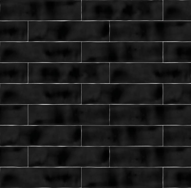 Vives Javea AB|C Negro 8x31,5cm glänzend zellig   