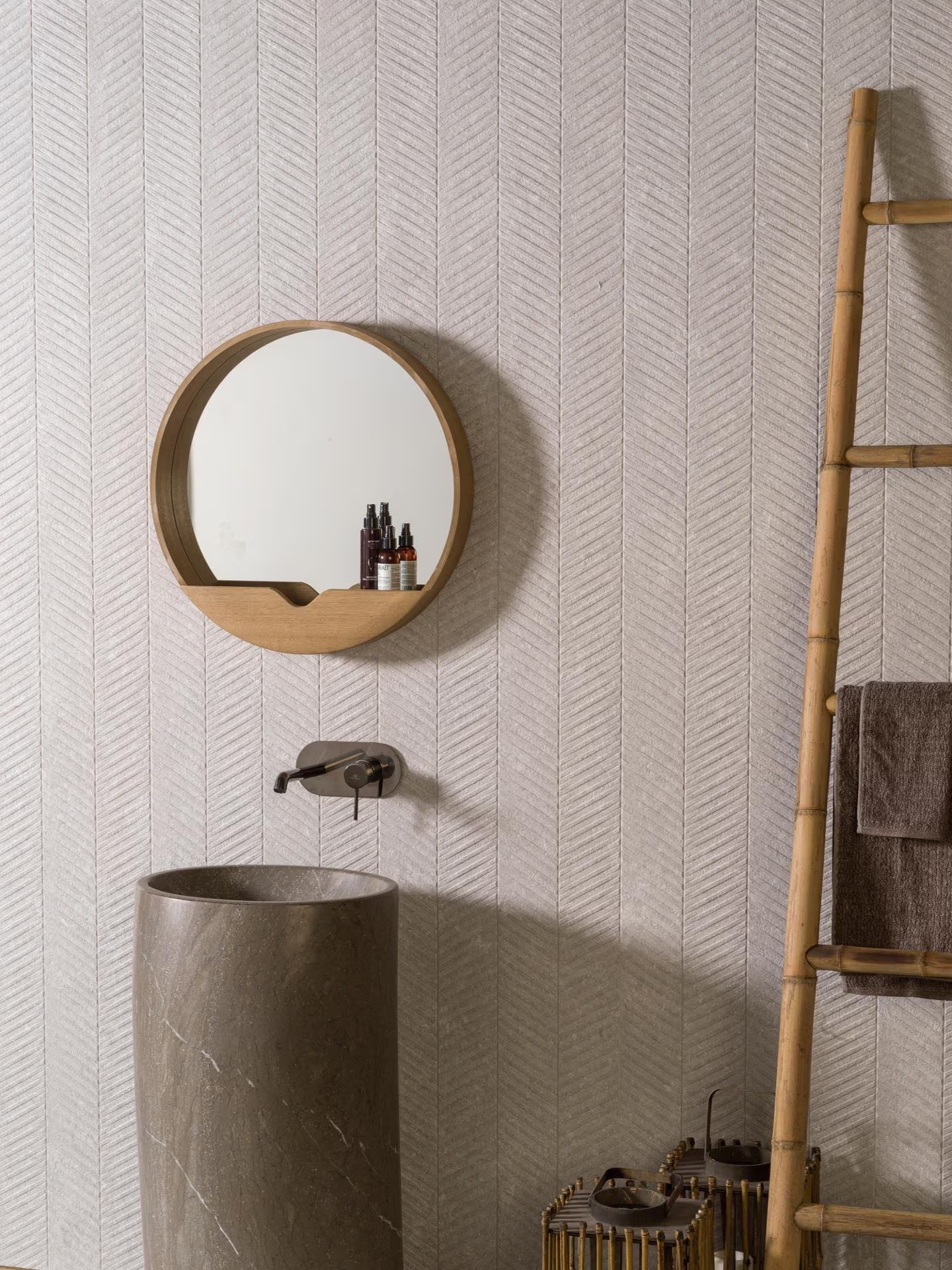 Porcelanosa Spiga Coral Acero 45x120 cm Wandfliese rektifiziert