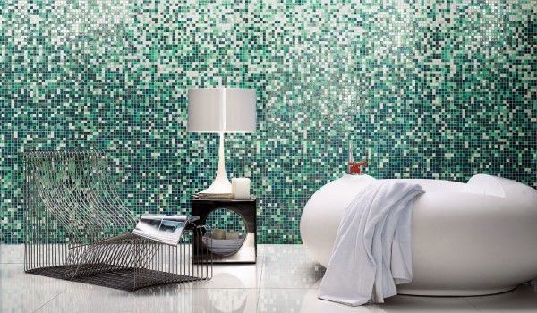 Bisazza Sfumature Verlauf Begonia 2x2 cm inkl.Kit