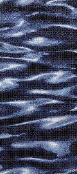 Bisazza Dekor Dark Water 129,1x290,5 cm