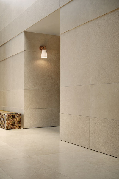 Kerlite 6plus Pura Ivory 120x120x0,65 cm chiseled