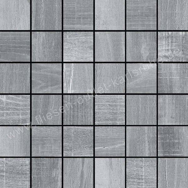 Colorker Eternal Wood silver Mosaik 5x5 cm