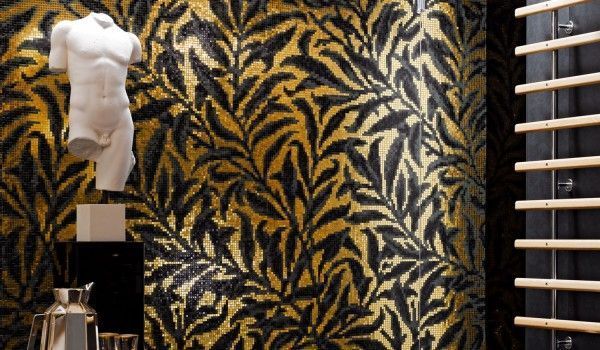 Bisazza Dekor Morris Oro Giallo 129,1x290,5 cm