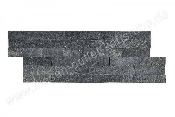 Naturstein Verblender Laja Gobi negro 18x50 cm