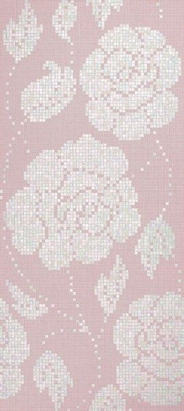 Bisazza Dekor Winter Flowers Pink 129,1x290,5 cm