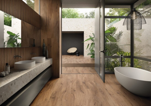 Ergon I-Wood 22,5x180 cm Rovere Imbrunito Naturale R10B