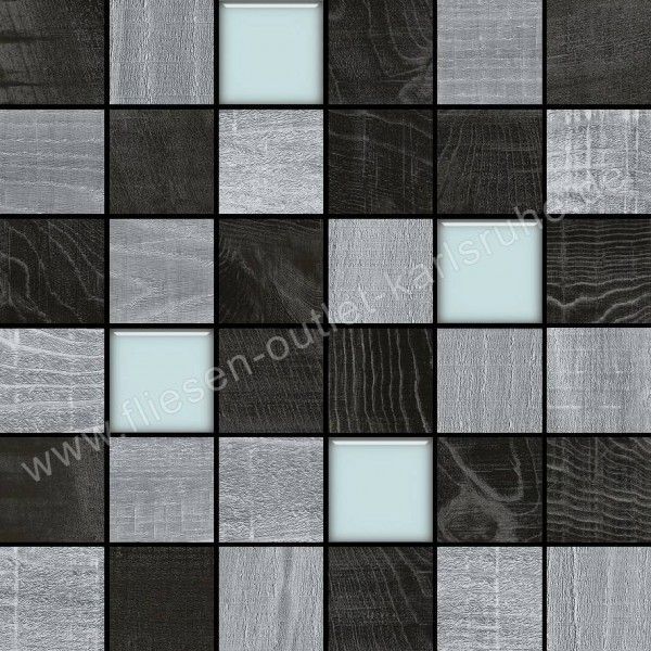 Colorker Eternal Wood Mix Glass F Mosaik 5x5 cm