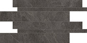 Ergon Cornerstone Slate Black 30x60 cm Listelli Sfalsati