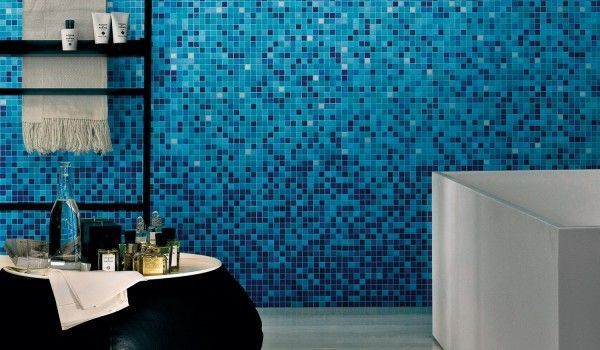 Bisazza Sfumature Verlauf Ortensia 2x2 cm inkl.Kit