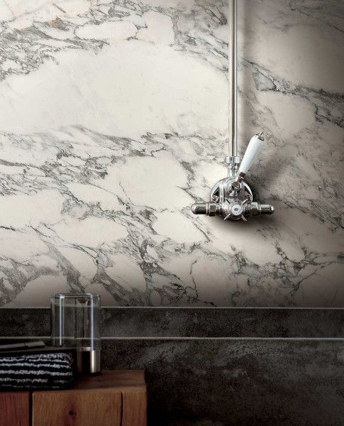 Stones & More 30x60 cm Arabescato White matte