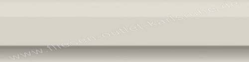 Vives Remate Rivoli vainilla Profil-Bordüre 5x20 cm vanille glänzend
