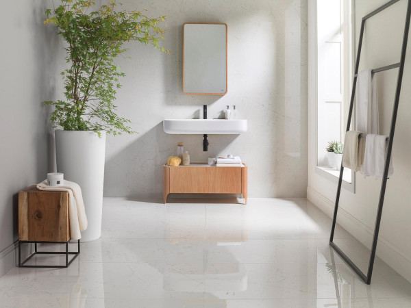 Porcelanosa Bianco Pulido 59,6x120 cm Ston-Ker Steinkeramik