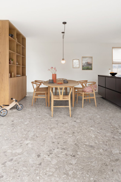 Floorify Rigid-Vinyl Terrazzo 900x600x4,5 mm, Nutzschicht 0,4 mm