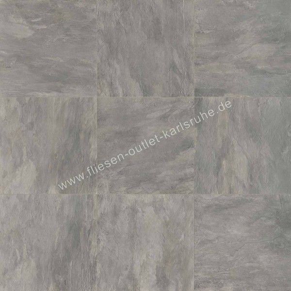 Rex Ardoise Plomb 80x80 cm Matte Squadrato