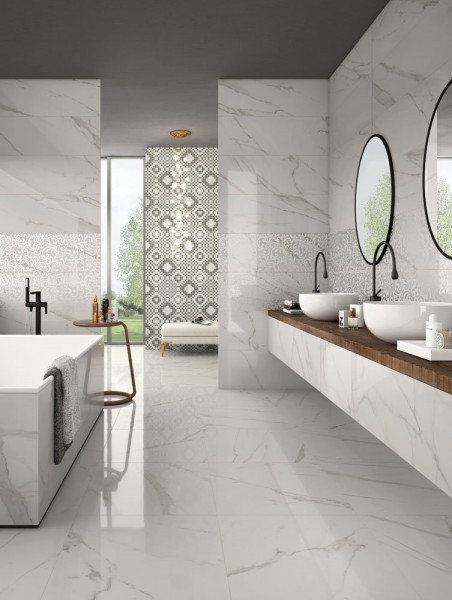 Trilogy 0.3 Zero Calacatta White soft / matt 100x100x0,55 cm